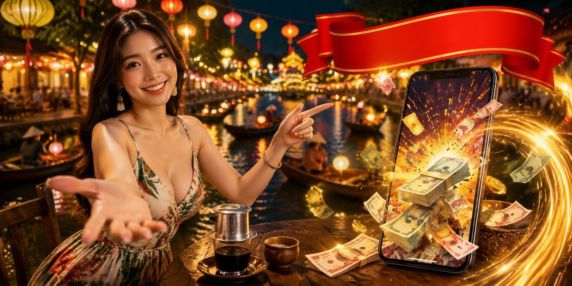 Người dùng Việt Nam nhận cashback khi uống cà phê và tham gia cá cược trực tuyến tại Hội An